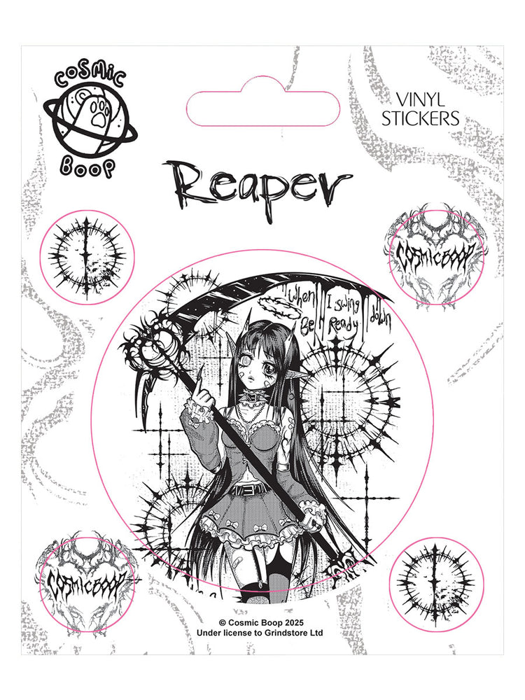 Cosmic Boop Reaper Vinyl Sticker Set