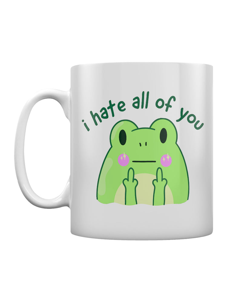 I Hate All Of You Frog Mug