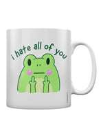 I Hate All Of You Frog Mug