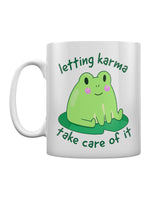 Letting Karma Take Care Of It Frog Mug