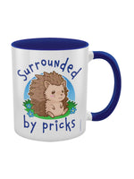 Surrounded By Pricks Blue Inner 2-Tone Mug