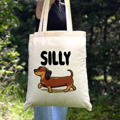 Silly Sausage Cream Tote Bag