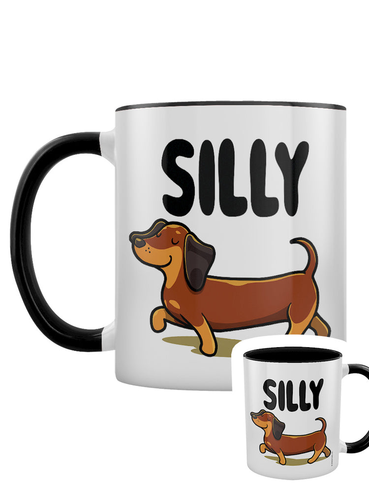 Silly Sausage Black Inner 2-Tone Mug