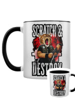 Playlist Pets Scratch & Destroy Black Inner 2-Tone Mug