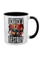 Playlist Pets Scratch & Destroy Black Inner 2-Tone Mug