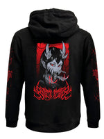 Pinku Kult Bite Black Zipped Premium Hoodie