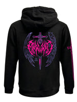 Pinku Kult Blade Black Zipped Premium Hoodie