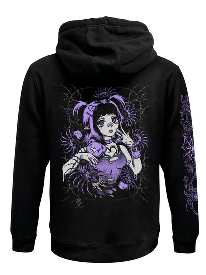 Cosmic Boop Changes Black Zipped Premium Hoodie