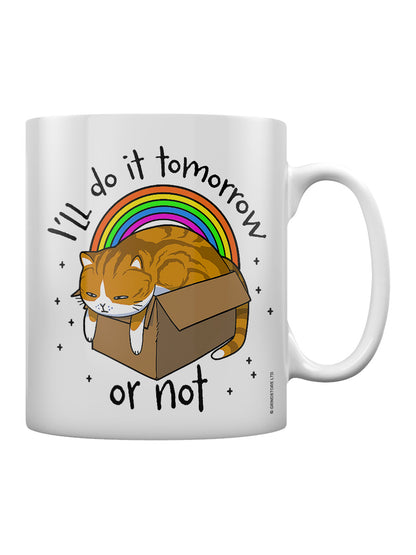 I'll Do It Tomorrow Cat Mug