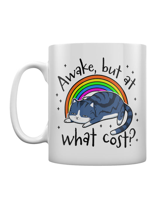 Awake But At What Cost? Cat Mug