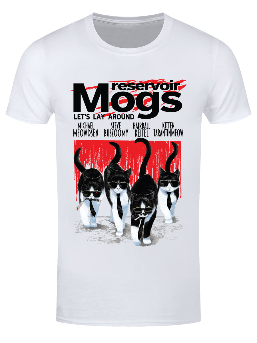 Horror Cats Reservoir Mogs Men's Black T-Shirt