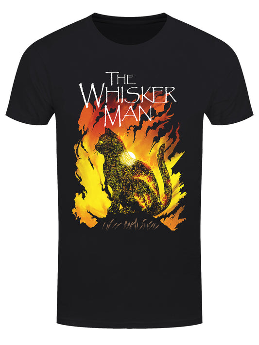 Horror Cats The Whisker Man Men's Black T-Shirt