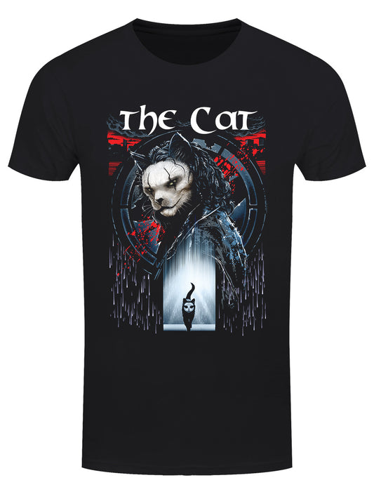 Horror Cats The Cat Men's Black T-Shirt