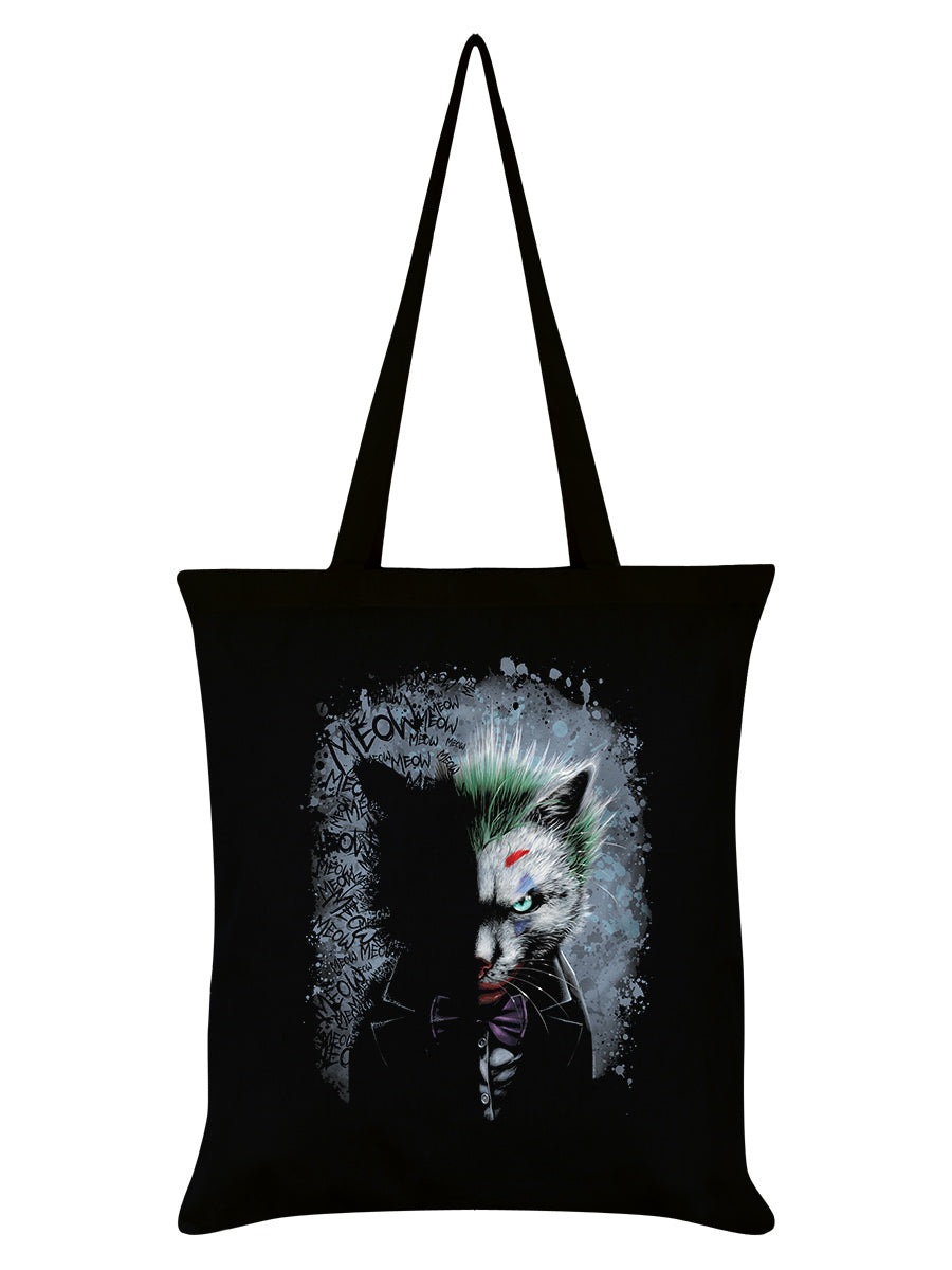 Horror Cats Meow, Meow, Meow! Black Tote Bag
