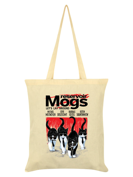 Horror Cats Reservoir Mogs Cream Tote Bag