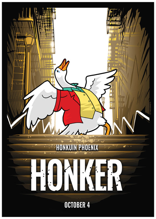 Silly Goose The Honker Mini Poster