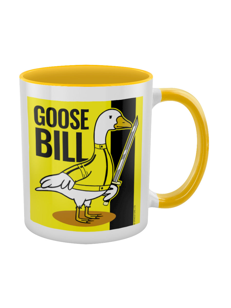 Silly Goose Goose Bill Yellow Inner 2-Tone Mug