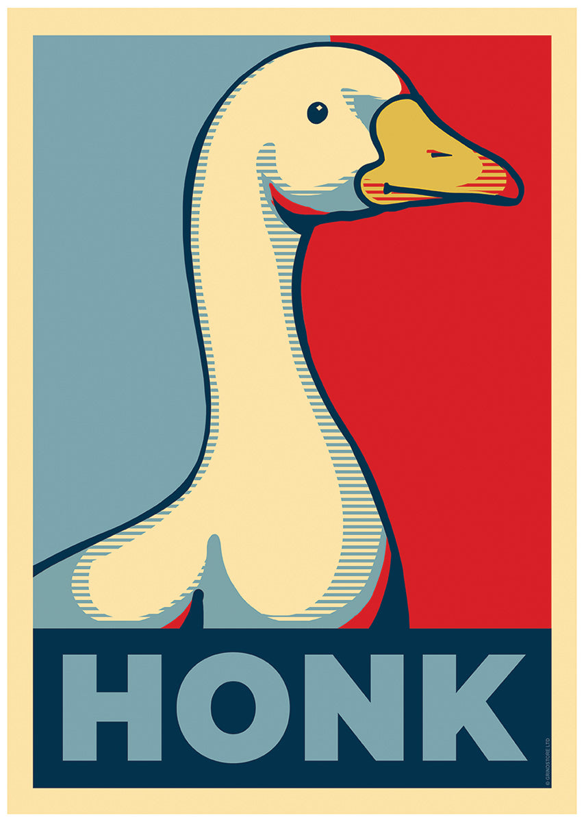 Silly Goose Honk Mini Poster