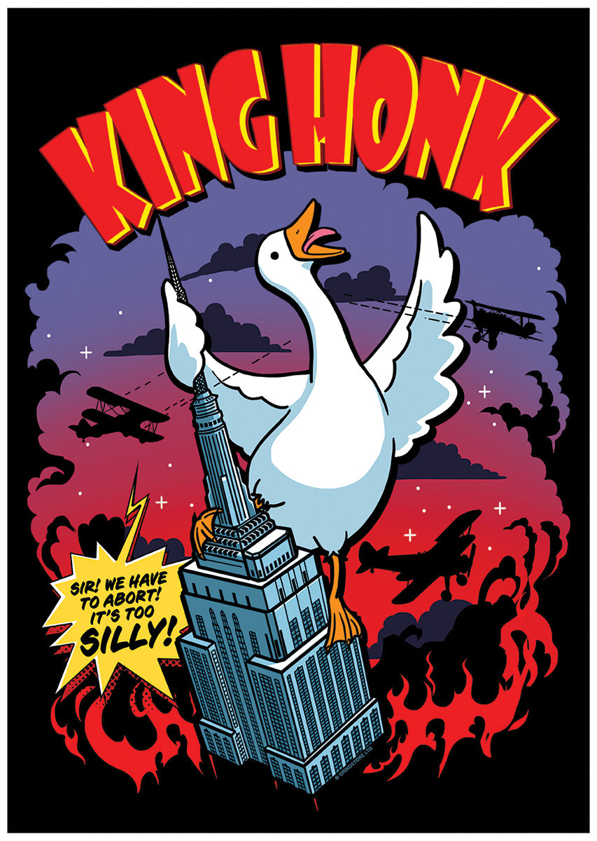 Silly Goose King Honk Mini Poster