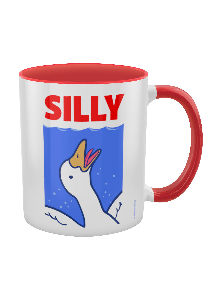 Silly Goose Don't Go Back In The Water Red Inner 2-Tone Mug