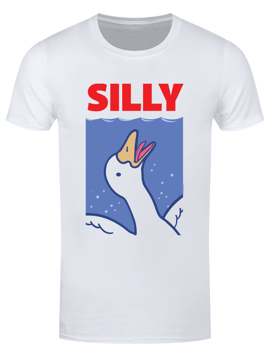 Silly Goose Don't Go Back In The Water Men's White T-Shirt