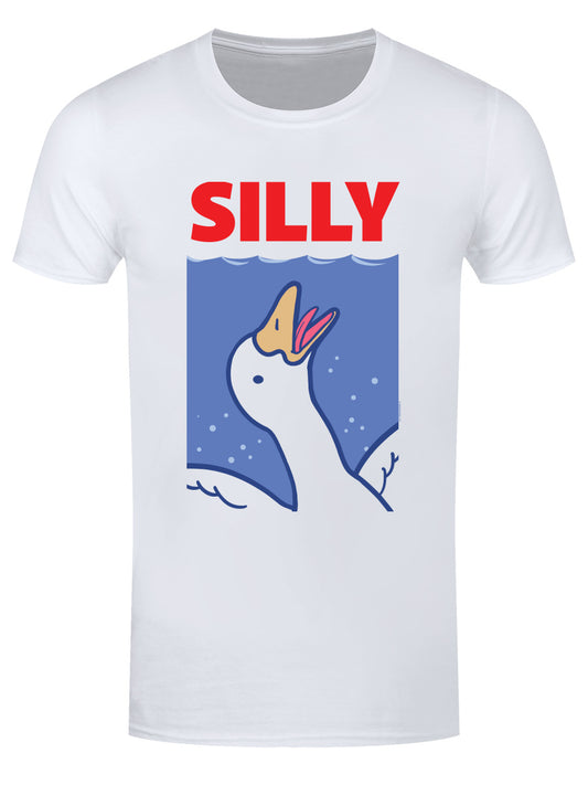 Silly Goose Don't Go Back In The Water Men's White T-Shirt