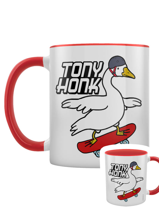 Silly Goose Tony Honk Red Inner 2-Tone Mug