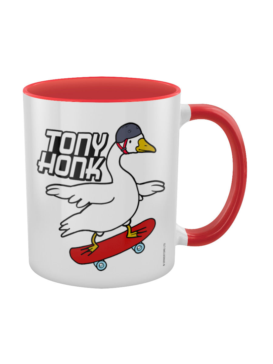 Silly Goose Tony Honk Red Inner 2-Tone Mug