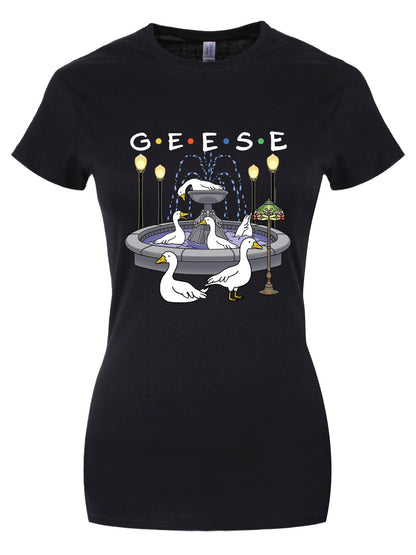 Silly Goose G.E.E.S.E. Ladies Black T-Shirt