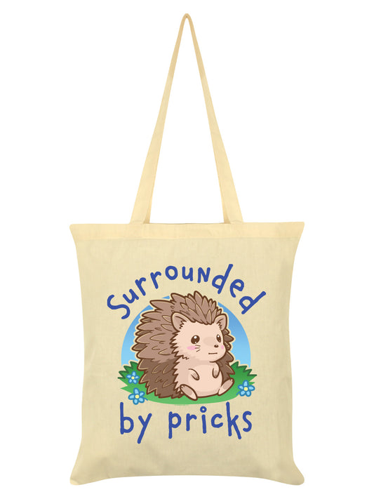 Surrounded By Pricks Cream Tote Bag