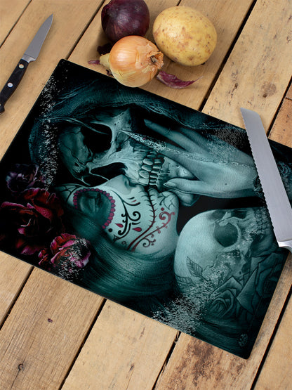 Spiral Dead Kiss Rectangular Chopping Board