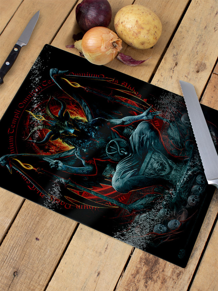 Spiral Baphomet Rectangular Chopping Board