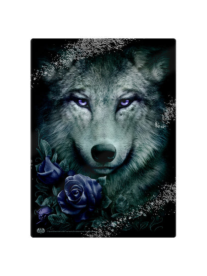 Spiral Wolf Roses Rectangular Chopping Board