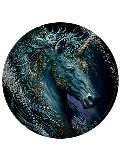 Spiral Celtic Unicorn Circular Chopping Board
