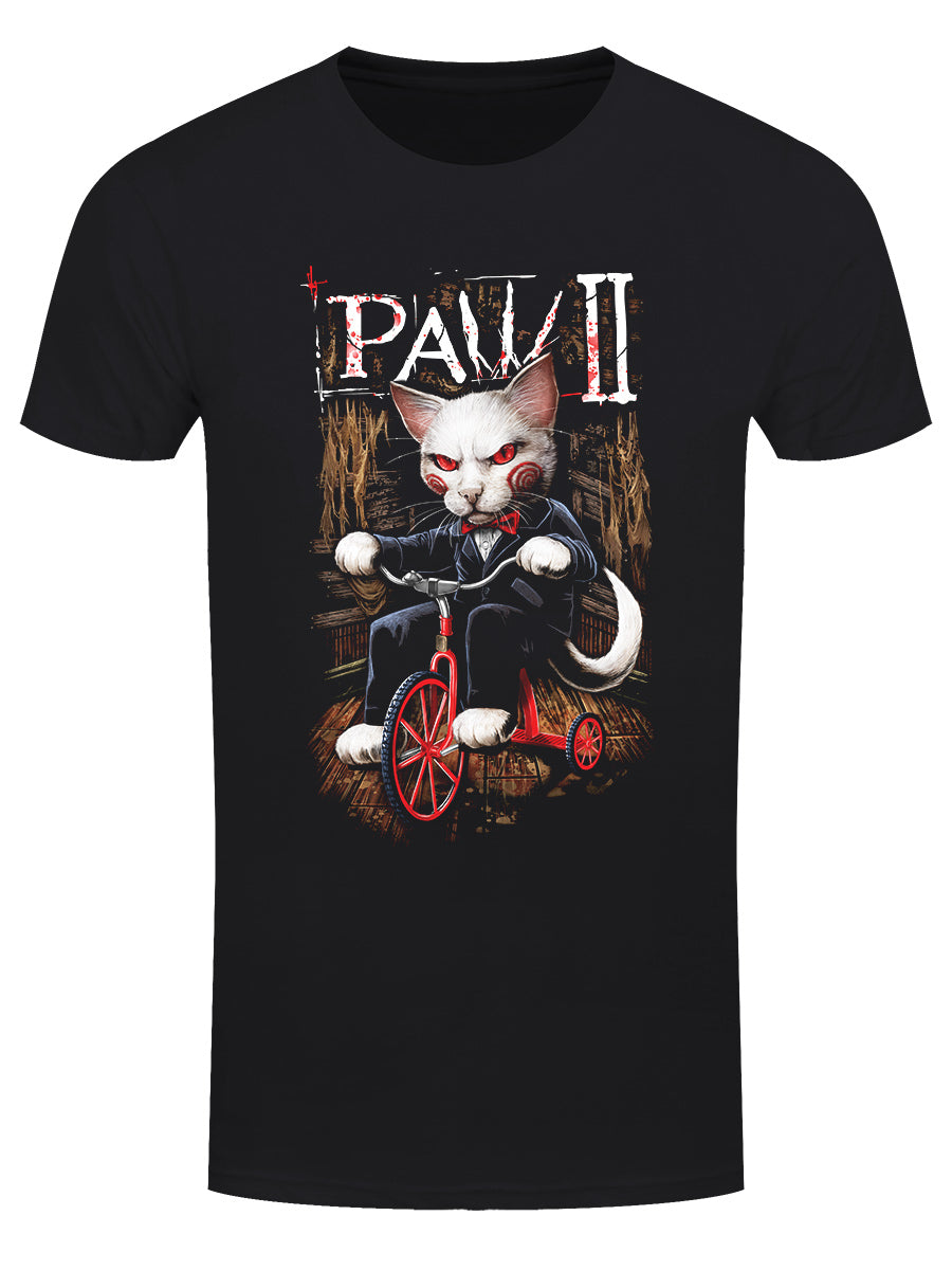 Horror Cats Paw 2 Men's Black T-Shirt