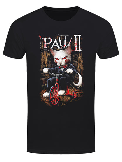 Horror Cats Paw 2 Men's Black T-Shirt