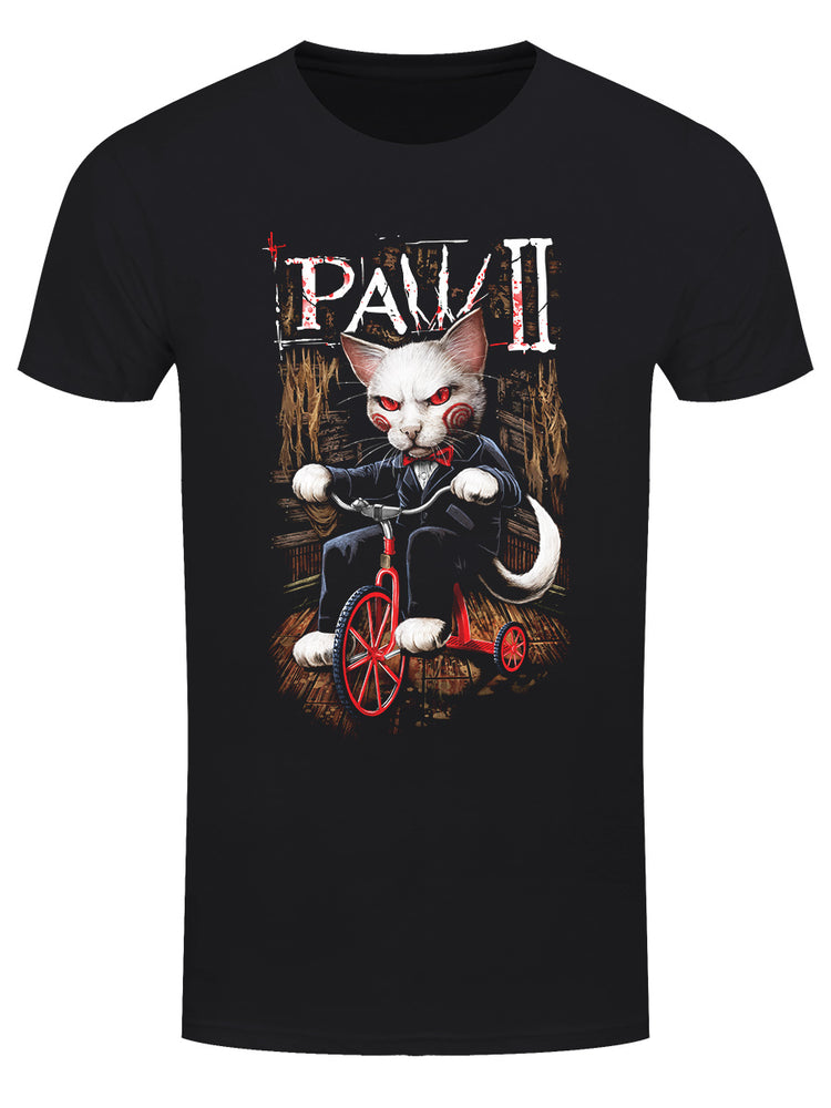 Horror Cats Paw 2 Men's Black T-Shirt