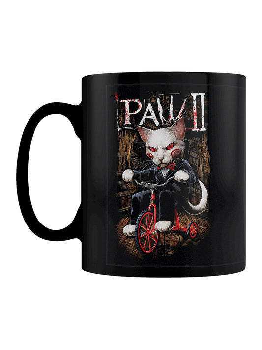 Horror Cats Paw 2 Black Mug