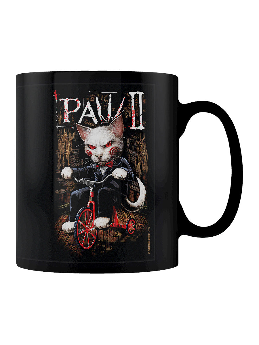 Horror Cats Paw 2 Black Mug
