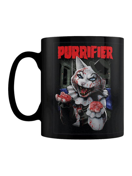 Horror Cats Purrifier Black Mug