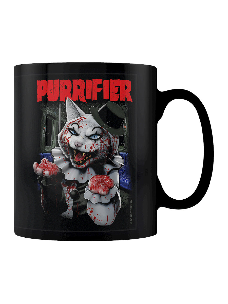 Horror Cats Purrifier Black Mug
