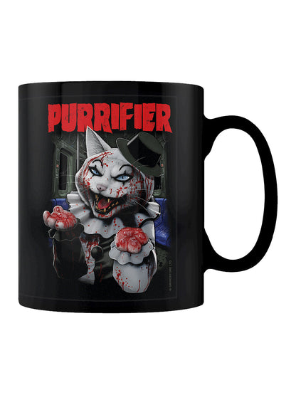 Horror Cats Purrifier Black Mug