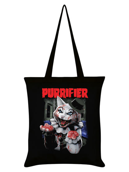 Horror Cats Purrifier Black Tote Bag