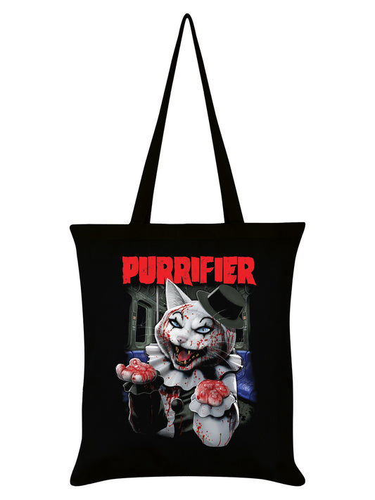 Horror Cats Purrifier Black Tote Bag
