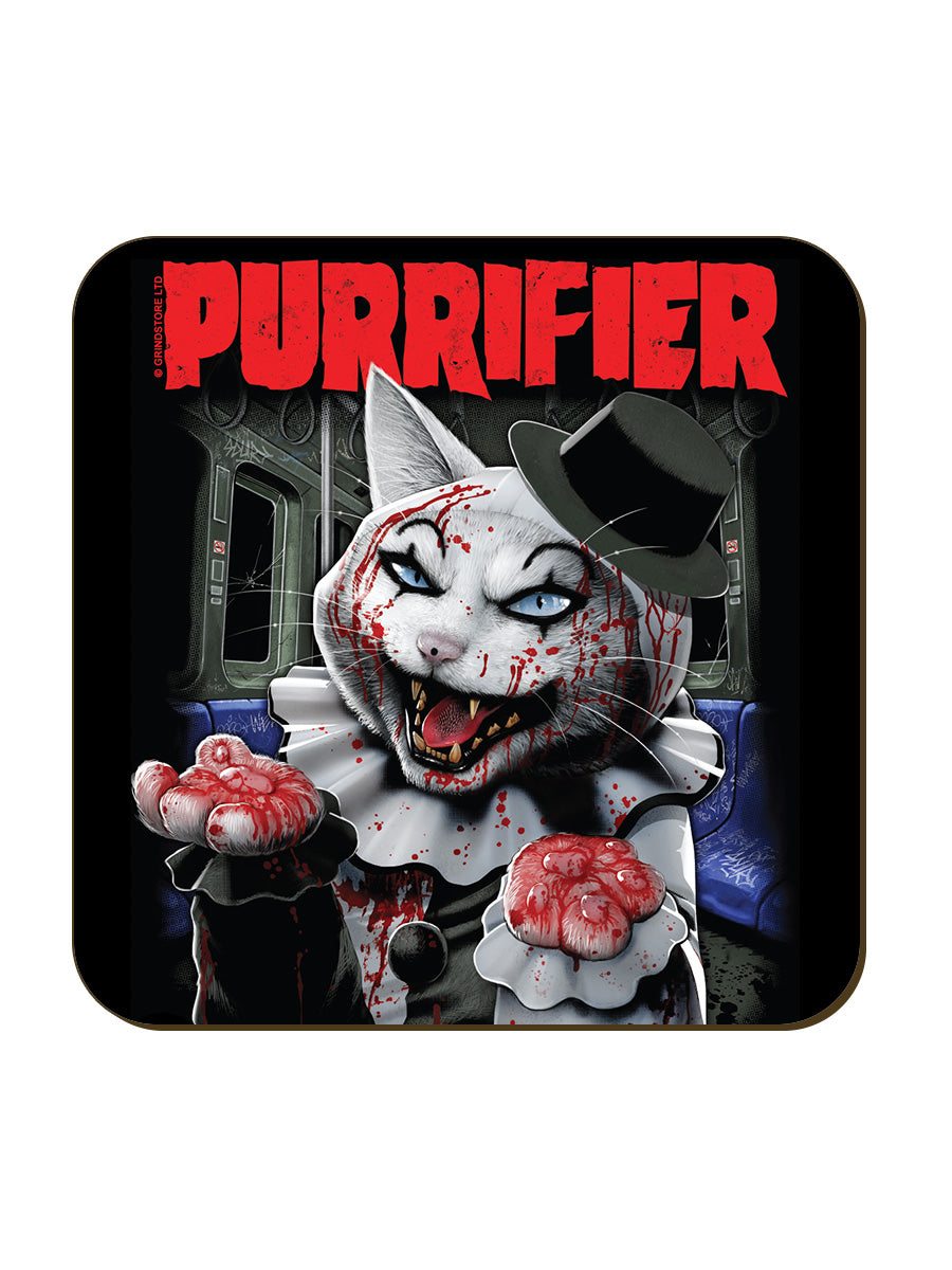 Horror Cats Purrifier Coaster