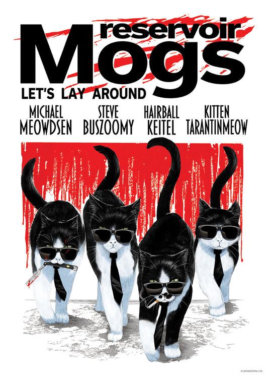 Horror Cats Reservoir Mogs Mini Poster