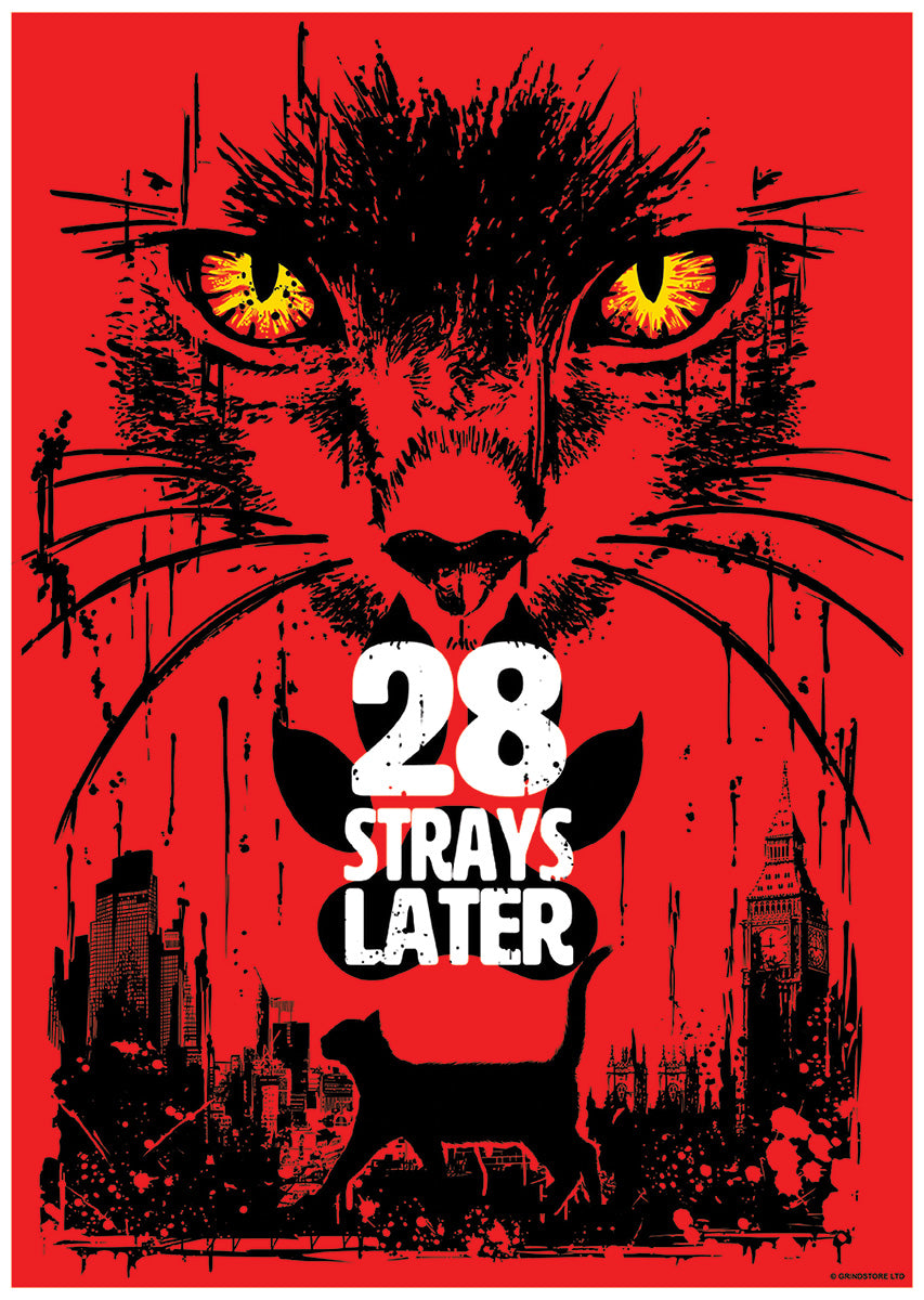 Horror Cats 28 Strays Later Mini Poster