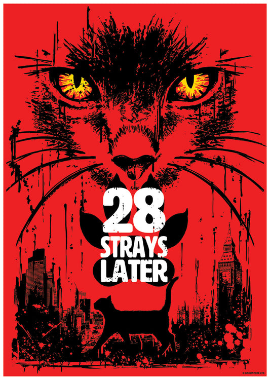 Horror Cats 28 Strays Later Mini Poster