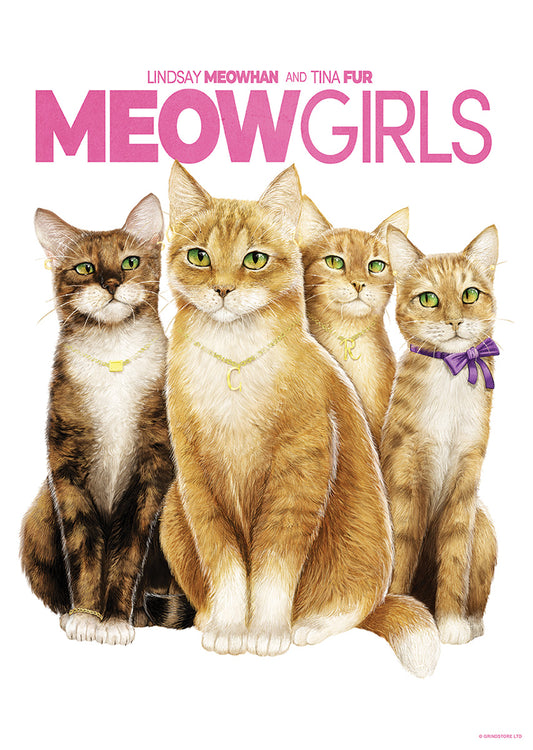 Horror Cats Meow Girls Mini Poster