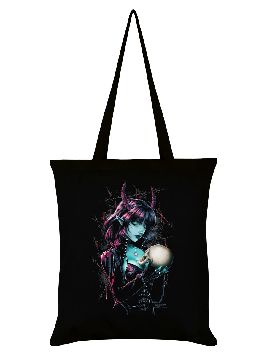 Requiem Collective Lilith Black Tote Bag